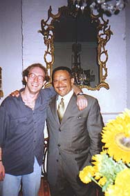 The author pictured with Marc H. Morial, Mayor of New Orleans
